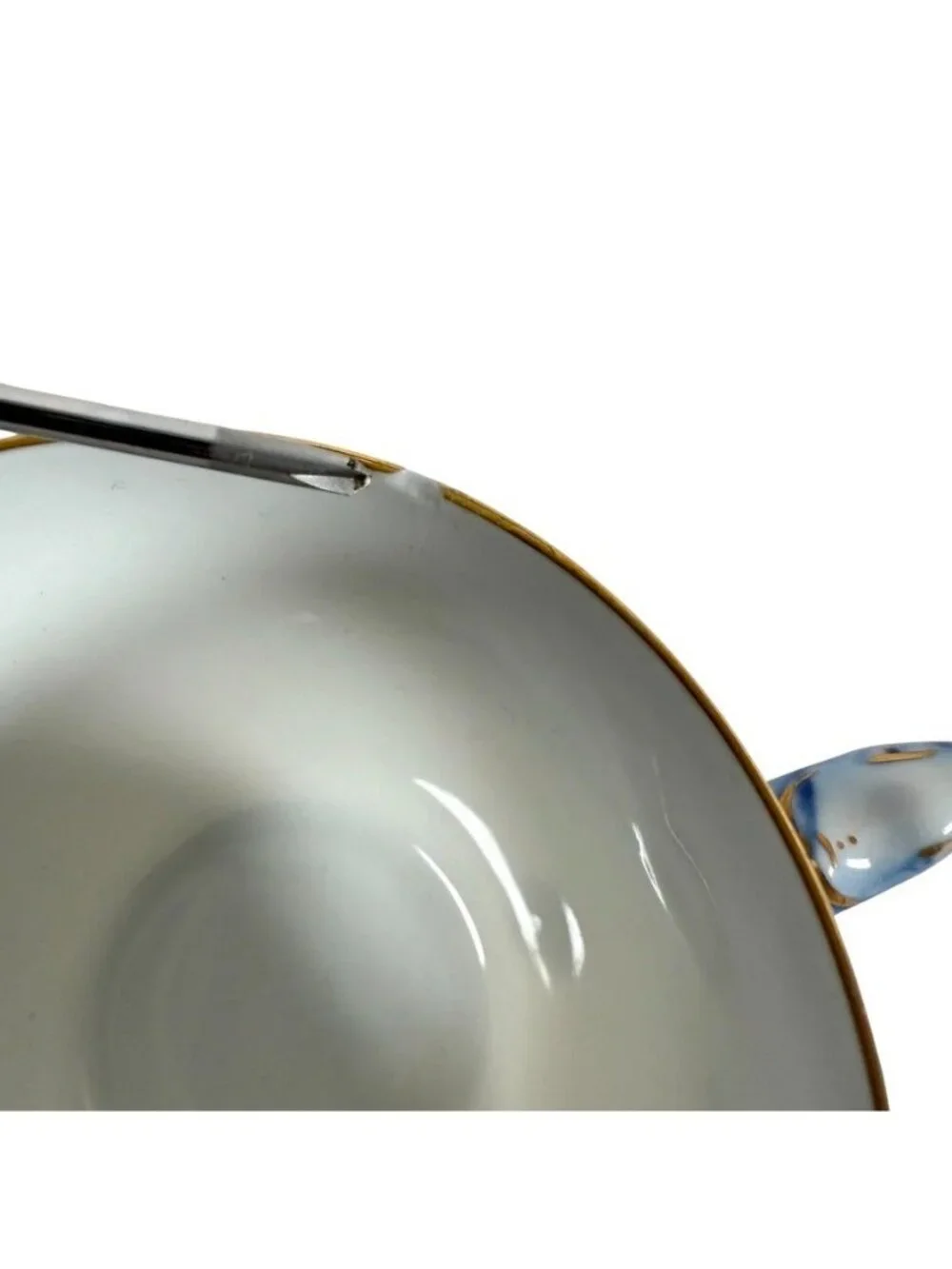 Bing & Grondahl Copenhagen Seagull Gold Rim Cup and Saucer Set of 8